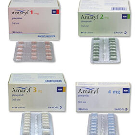 Buy Amaryl (Glimepiride) 1mg 2mg 3mg 4mg