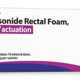 Budesonide rectal foam and enemas