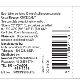 Buy Solifenacin 10mg