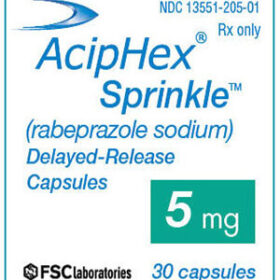 Buy Aciphex (Rabeprazole) 5mg x 1’s