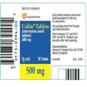 Buy Ceftin (Cefuroxime) 500mg