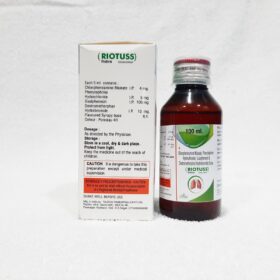 Cough syrup with dextromethorphan